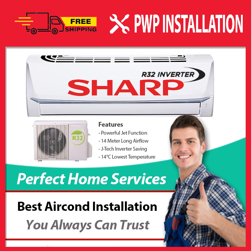 Sharp 1.0HP, 1.5HP & 2.0HP JTech Inverter Aircond (AHXVED) Inverter