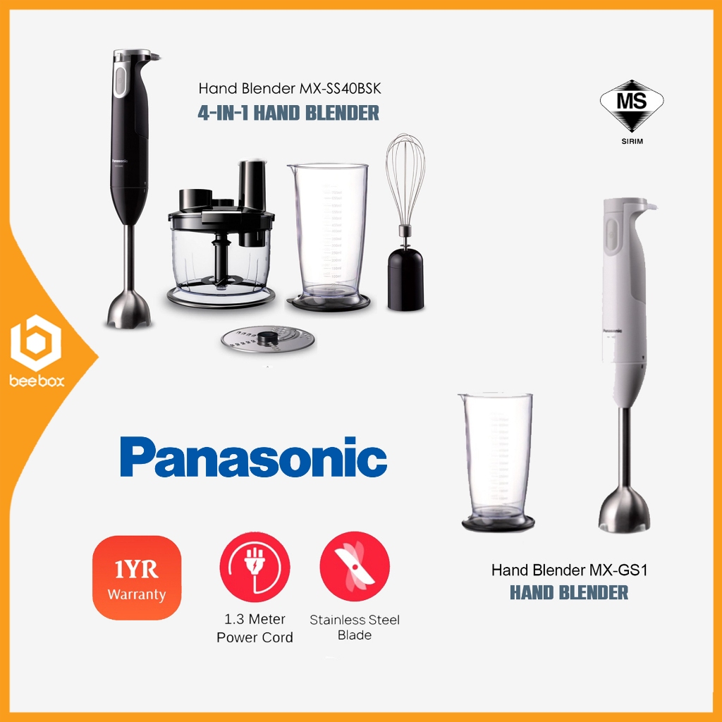 Panasonic 4in1 Blender / Hand Blenders (MXSS40/ MXGS1) 4 Blade