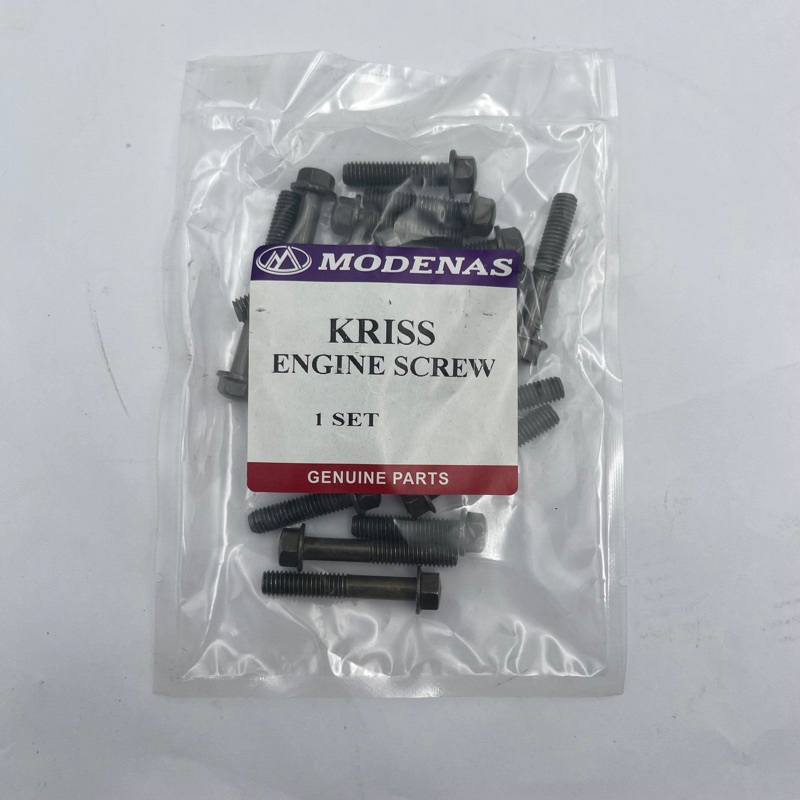 MODENAS KRISS ENGINE SCREW SET MAGNET & CLUTCH SCREW SET MAGNET COVER ...