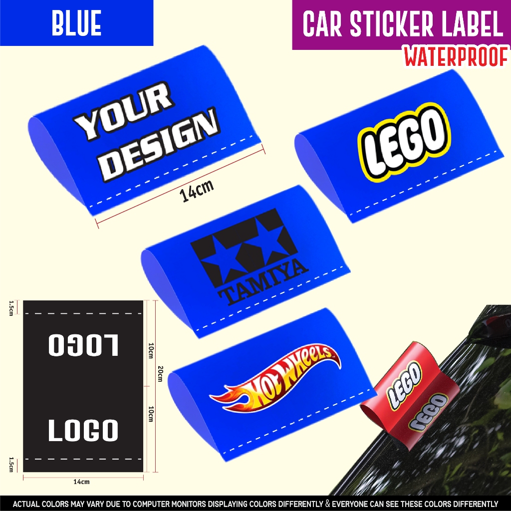 Car Door Label Sticker Car Exterior Decoration Sticker Label Tag ...
