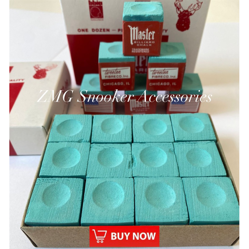 Master Billiard Chalk (Green) Shopee Malaysia