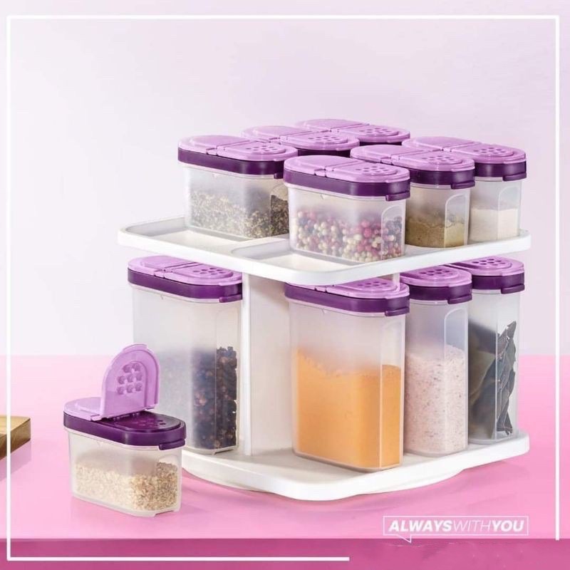 Tupperware Modular Spice/Rak/Bekas Lada Hitam/Rempah | Shopee Malaysia