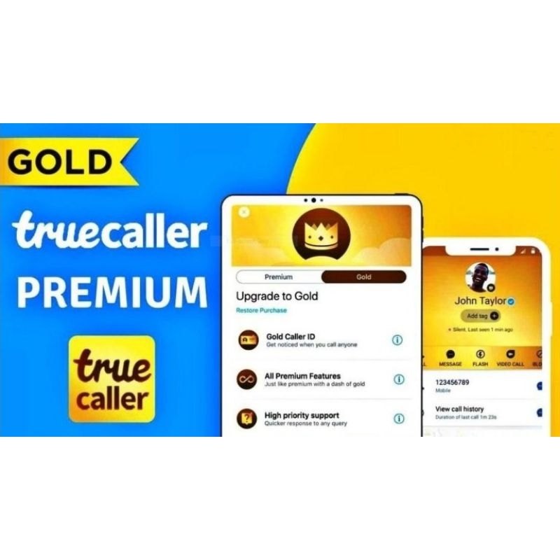 TrueCaller Premium Gold (Android) Shopee Malaysia
