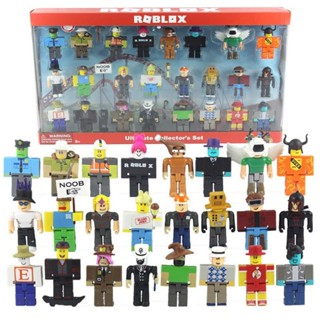 6pcs/set Roblox Rainbow Friends Building Block Toy Cute Action Figure  Collection For Kids Fans Xmas Gift