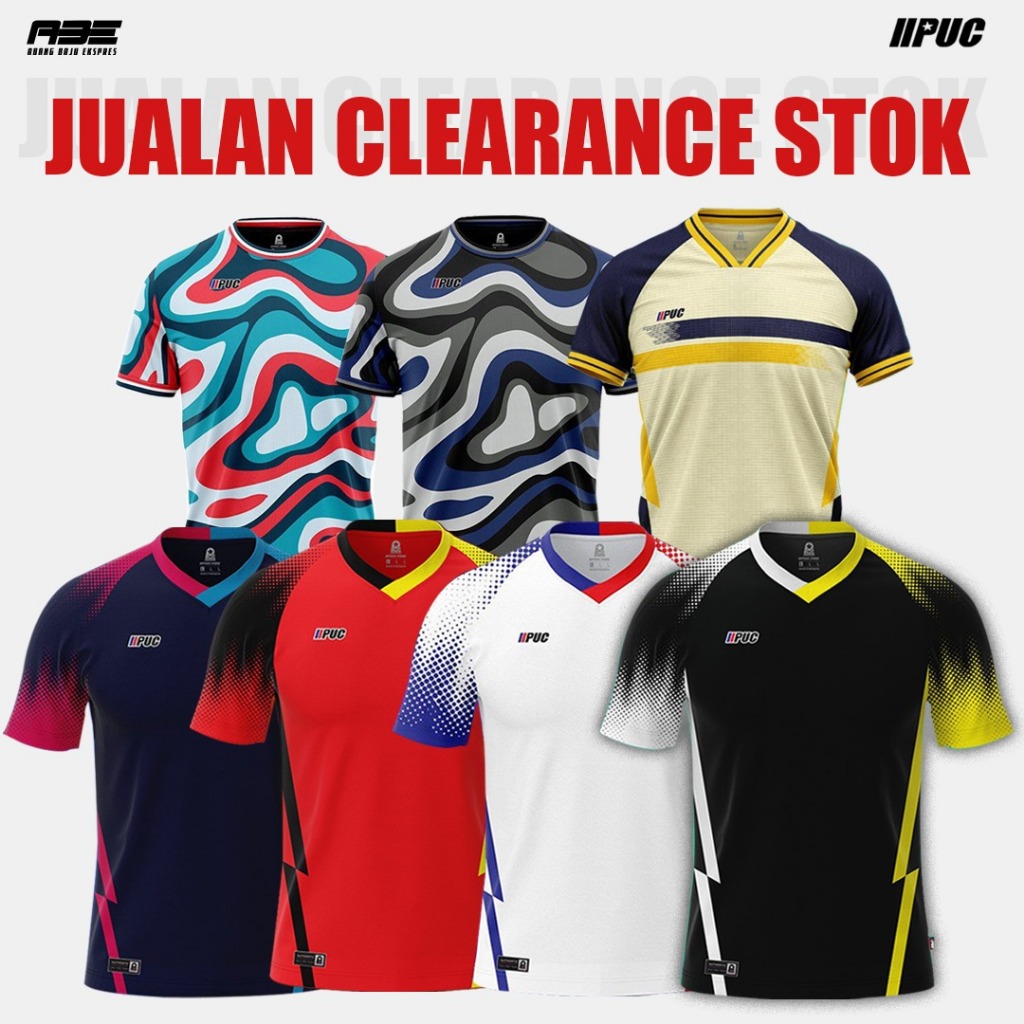 JERSEY CLEARANCE BRAND PUC SPORT ADULT SIZE STOK TERHAD SIAPA