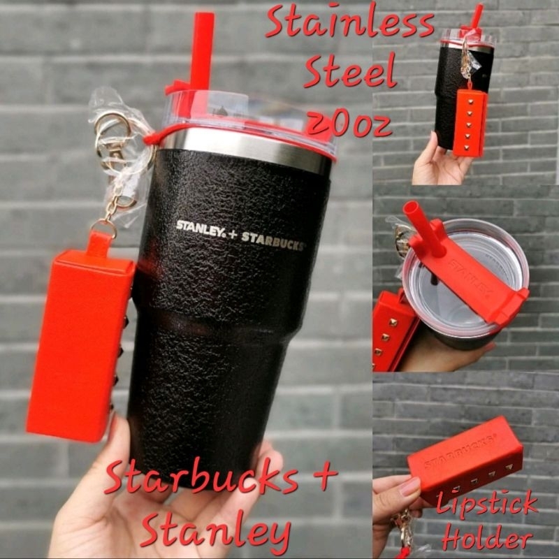 Starbucks + Stanley Black gold Series Cold Cup Tumbler Shopee Malaysia