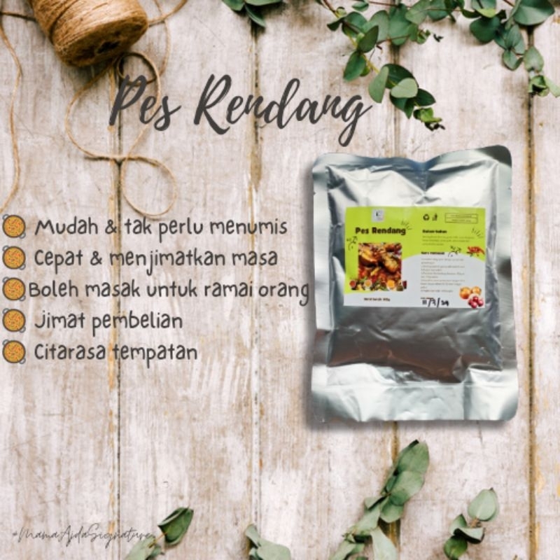 Rendang Istimewa / Pes masakkan Serbaguna 10 minit siap | Shopee Malaysia