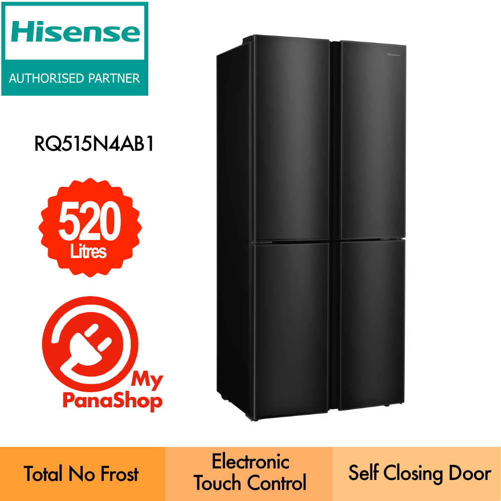 Hisense 4 Door Inverter Refrigerator (520L) RQ515N4AB1 Shopee Malaysia