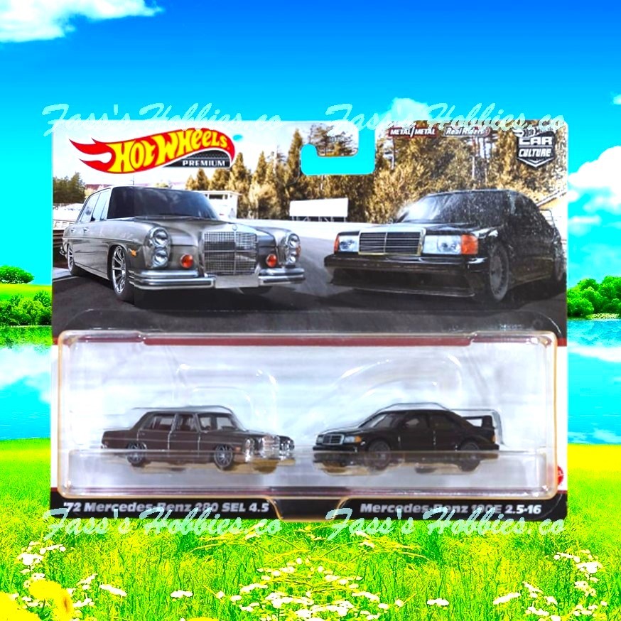 HOT WHEELS™ 👉READY STOCK PREMIUM 2 PACK DOUBLE PACK 72 MERCEDES