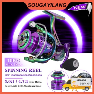 🔥Sugayilang Fishing Reel Gear Ratio 5.2:1 Spinning Reel Berputar Memancing  Model 1000-7000 For Freshwater Pancing