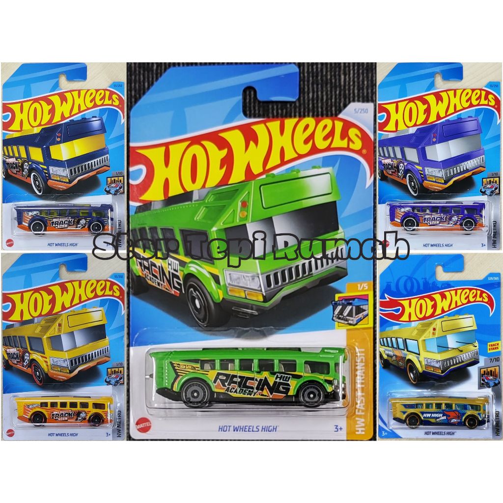 Hot wheels 2024 high bus