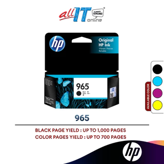HP 965 Ink Cartridge (Black/Cyan/Magenta/Yellow) for HP OfficeJet Pro 9010 series, HP OfficeJet Pro 9020 series