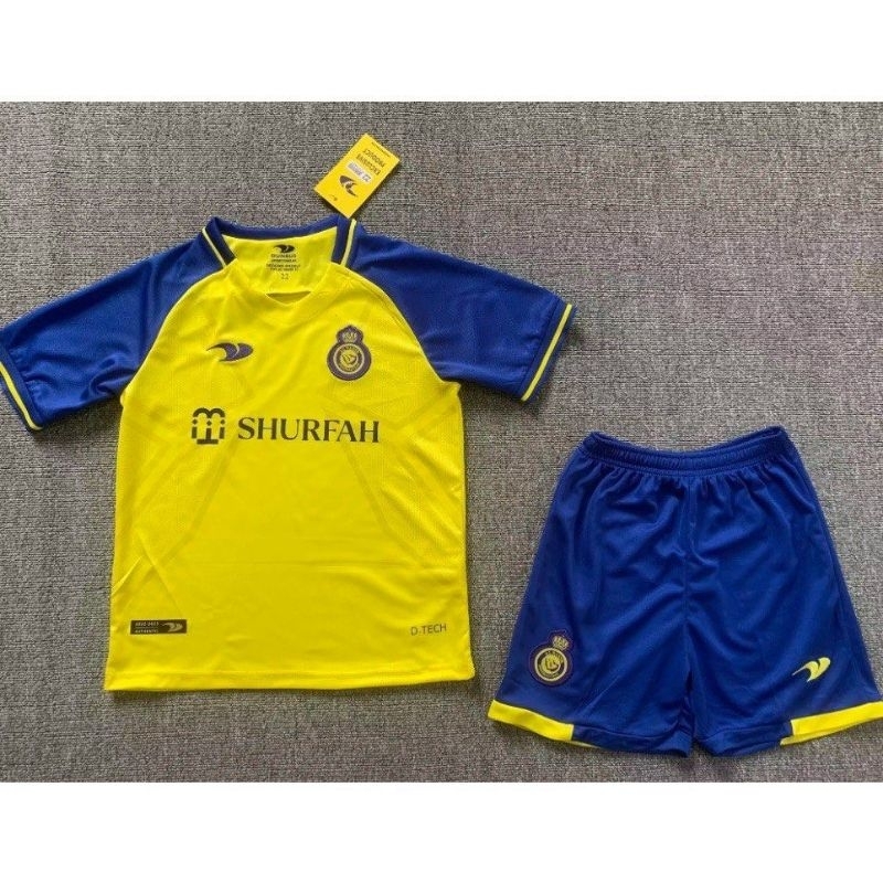 (KID'S) AL NASAR-HOME KIT 22/23 GRADE AAA CHILDREN SOCCER ⚽ 🏆 JERSEY ...