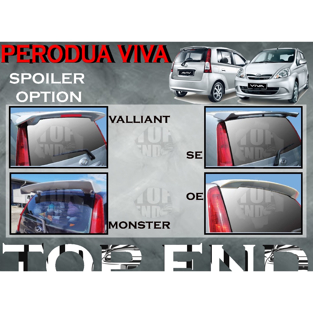 PERODUA VIVA(TYPE R/OE/ELITE OE/SE/PROFESSIONAL/VALIANT/MONSTER)STYLE ...