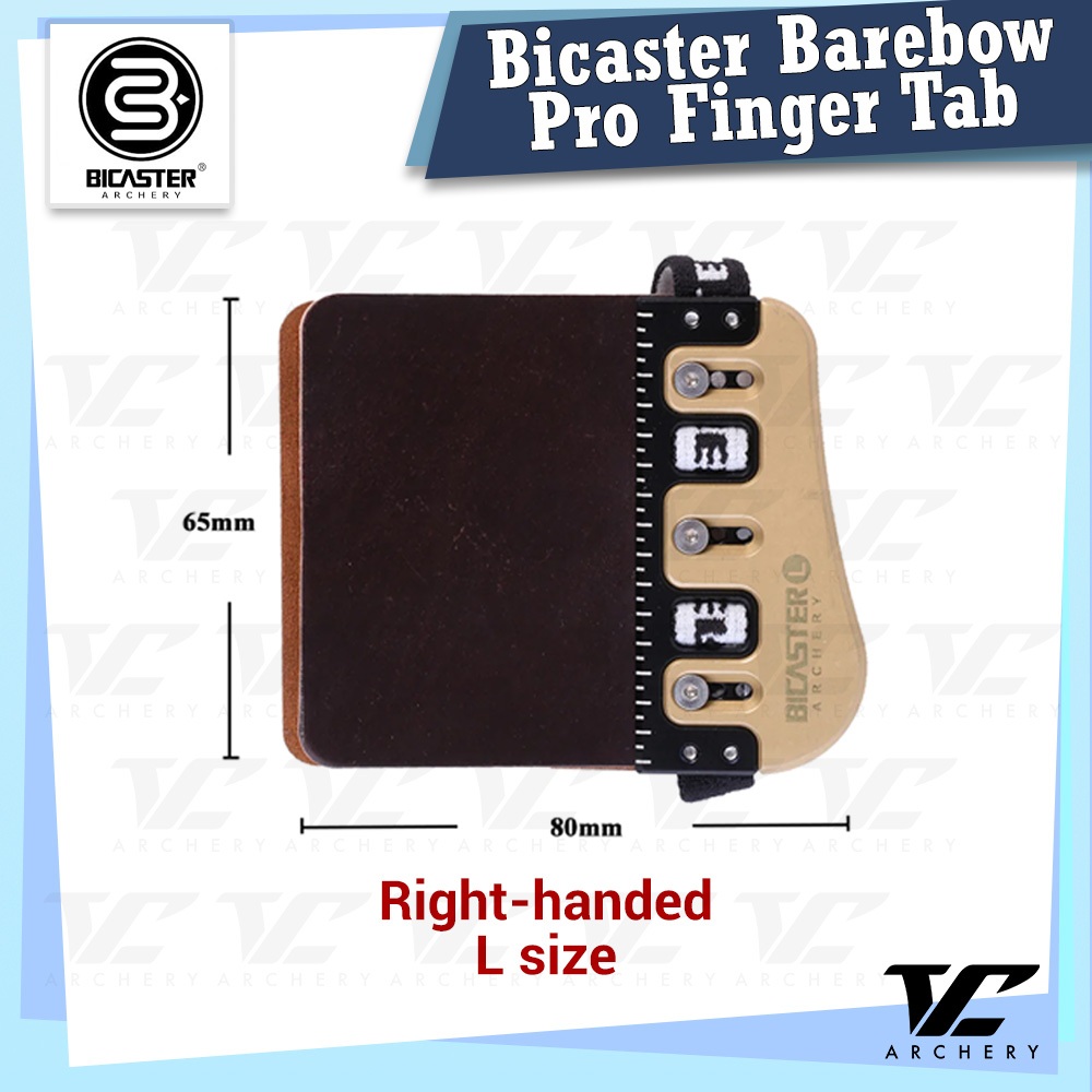V Club Archery Bicaster Barebow Pro Finger Tab Horween Cordovan