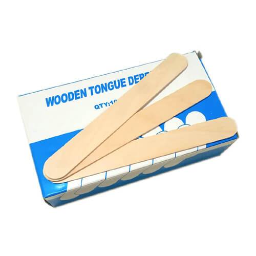Wooden Tongue Depressor Sticks / Penekan lidah kayu (Size 6" /15cm