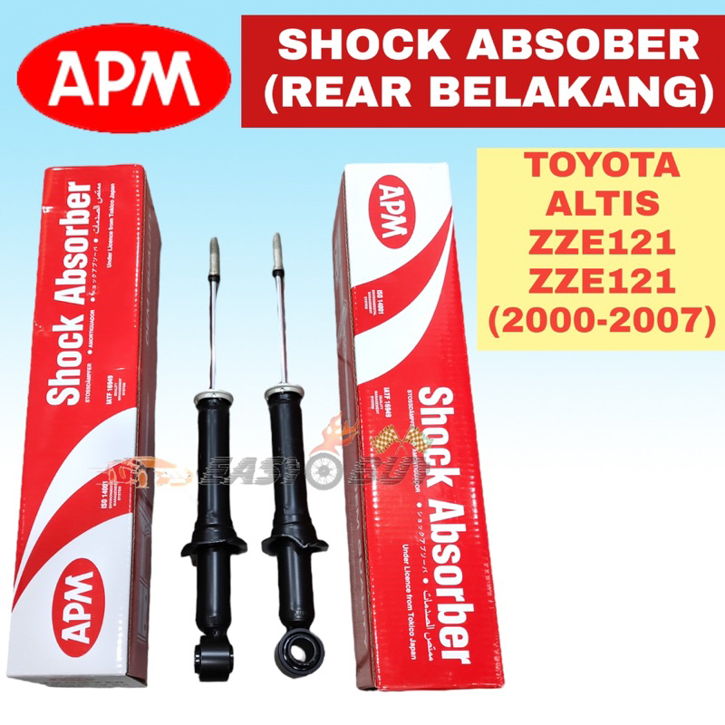 ORIGINAL APM SHOCK ABSORBER GAS REAR BELAKANG TOYOTA ALTIS