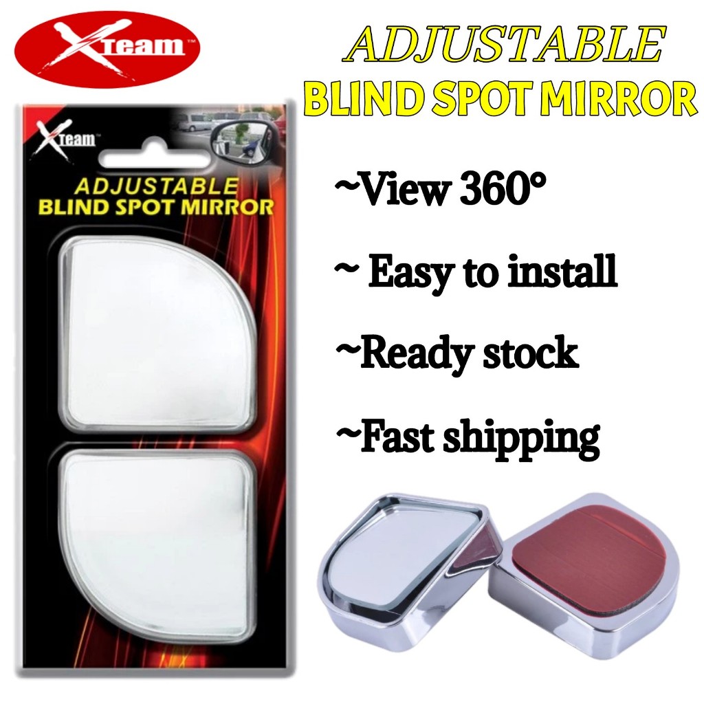 Xteam Adjustable Blind Spot Mirror Car Accessories wide angle aksesori ...