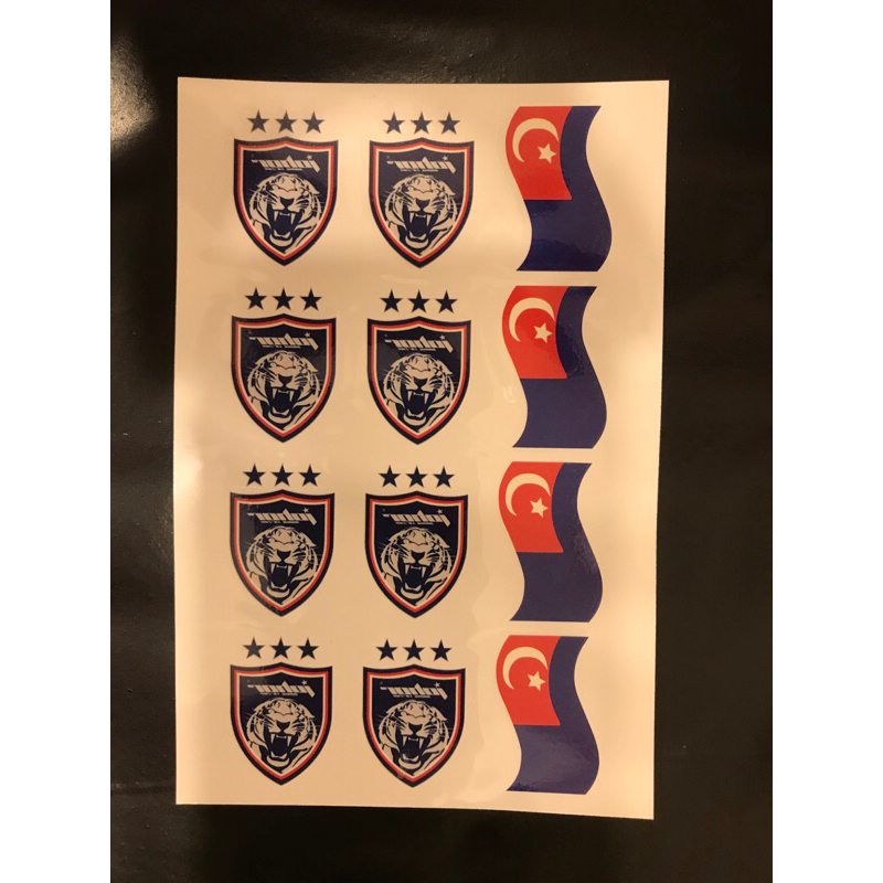 Sticker Muka Logo Johor Shopee Malaysia