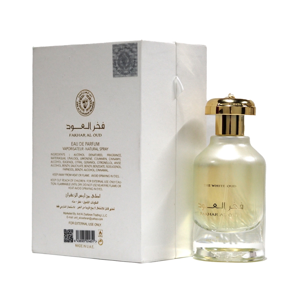 Fakhar Al Oud - The White Oud - Eau De Parfum By Ard Al Zaafaran 100ml ...