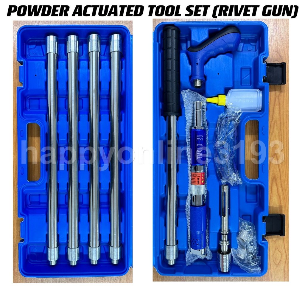 Powder Actuated Tool Set Ceiling artifact nail gun nail gun power tool box almighty king silent