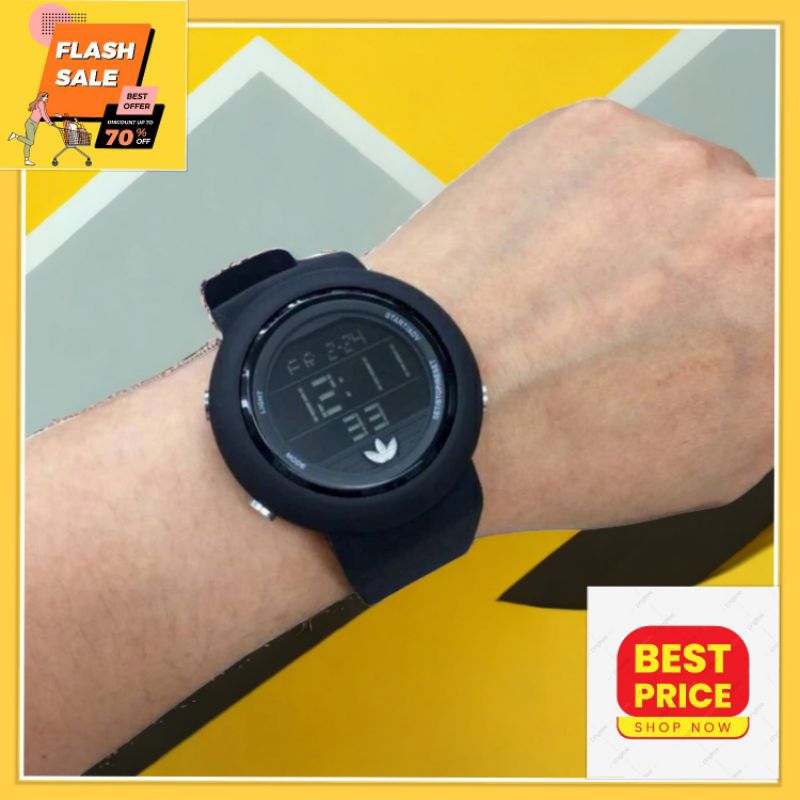 Adidas rubber digital watch best sale