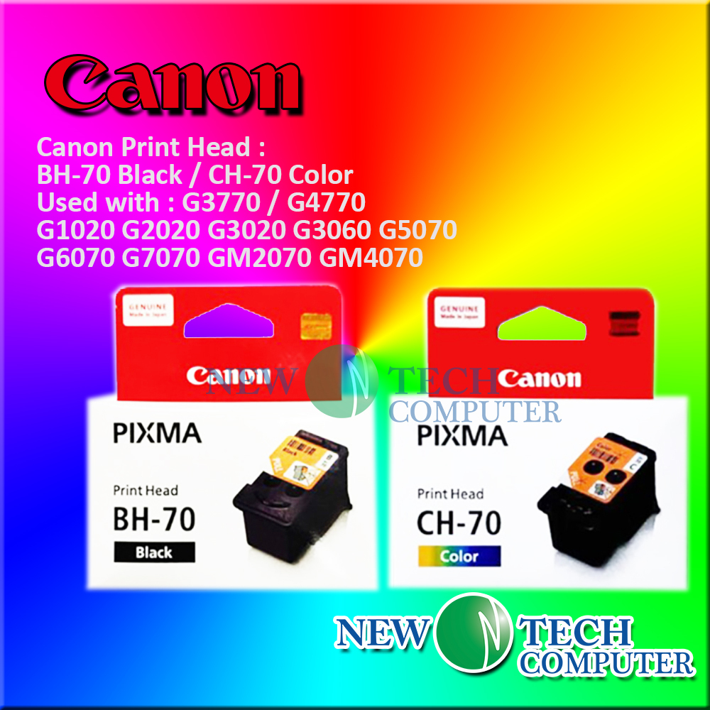 Canon Print Head BH-70 Black / CH-70 Color for G1020 G2020 G3020 G3060 ...