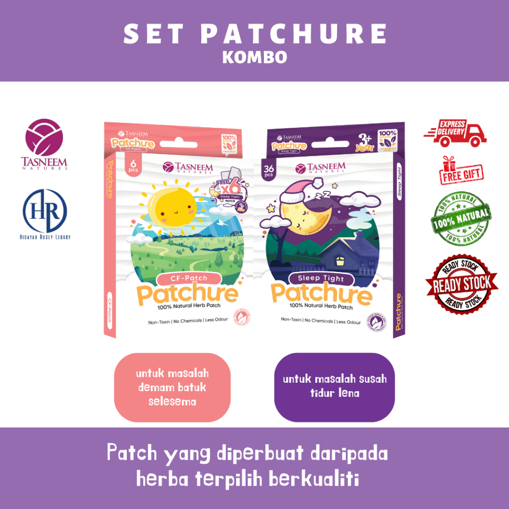 Set Patchure KOMBO || Tasneem Naturel | Shopee Malaysia
