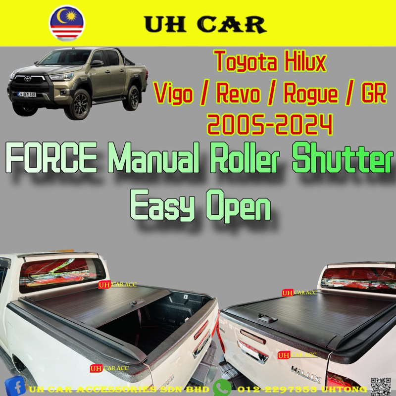 (FORCE) Toyota Hilux Vigo Revo Rocco Rogue Gr Force Manual Roller
