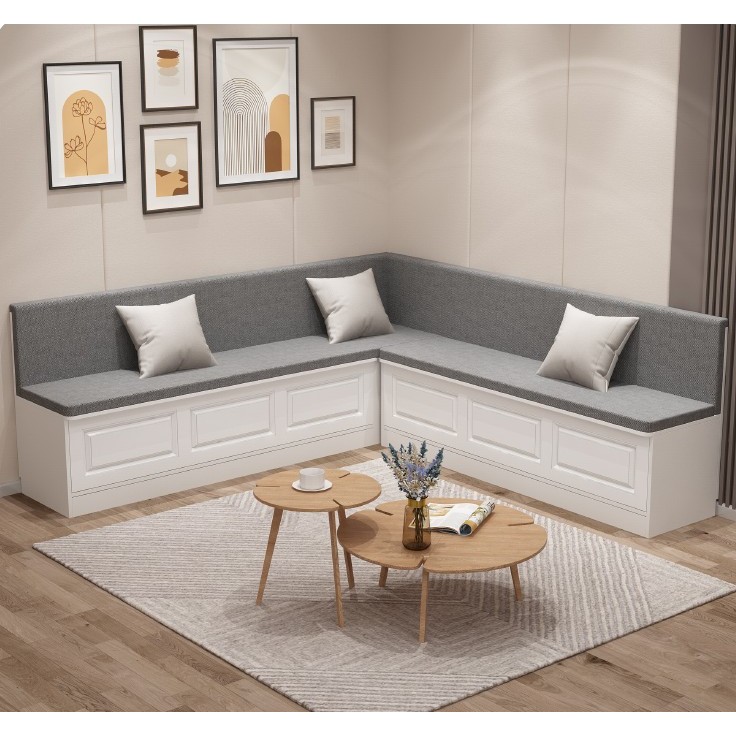 Simple dining room sofa deck dining table home small apartment balcony