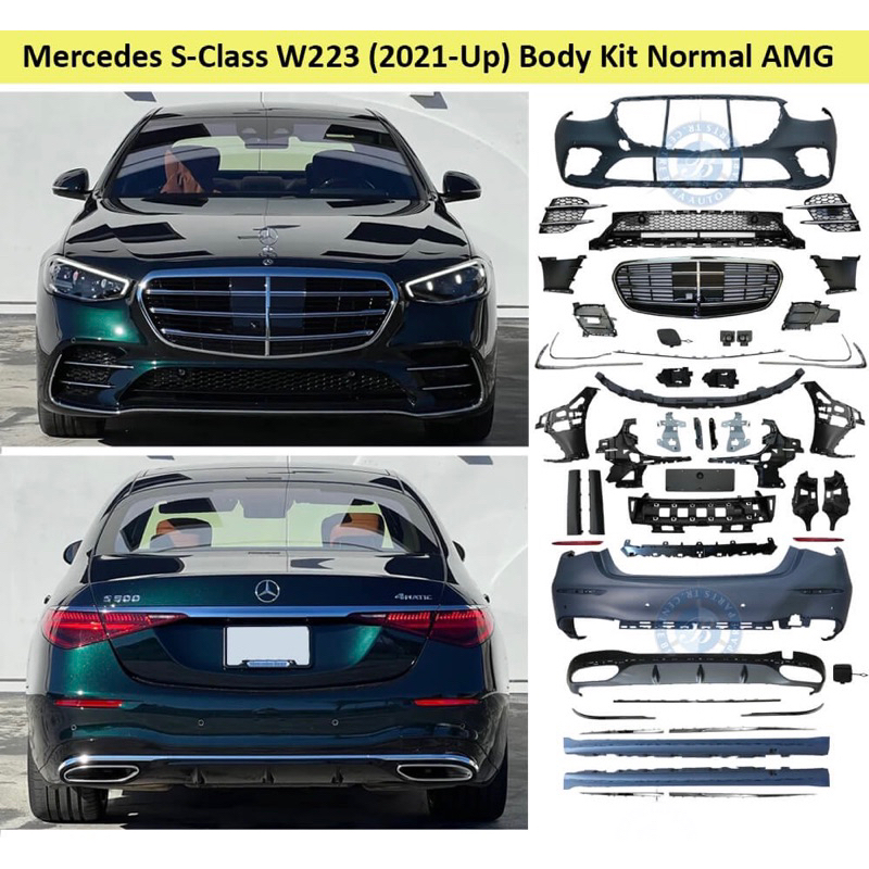 Mercedes Benz W223 S class S63 AMG S450 maybach bodykit body kit front ...
