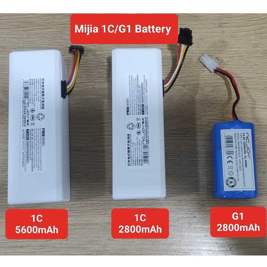 Xiaomi Mijia 1C/G1 Robot 5600mAh 2800mAh Li-ion Rechargeable Battery ...