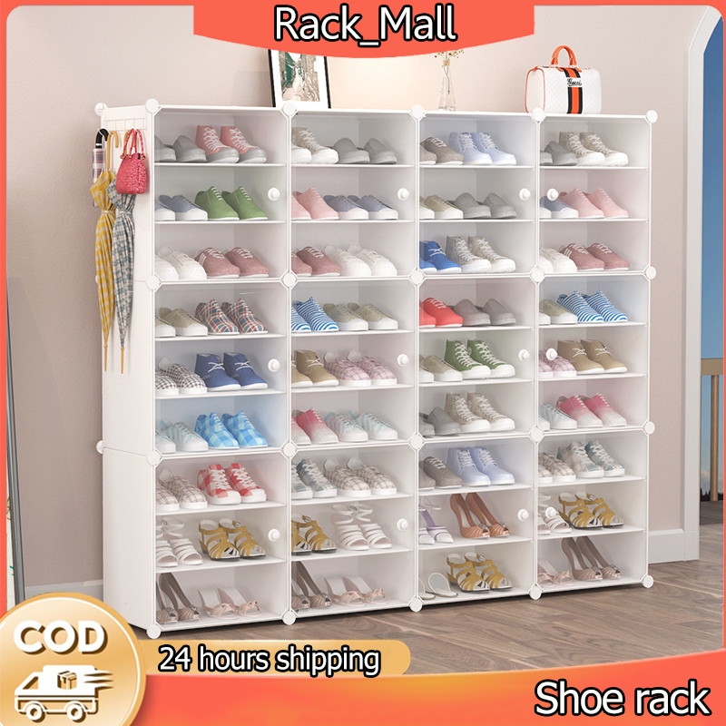 Shoe Rack 8 Tier Shoes Storage Rack Plastic Magic Cube Shoes