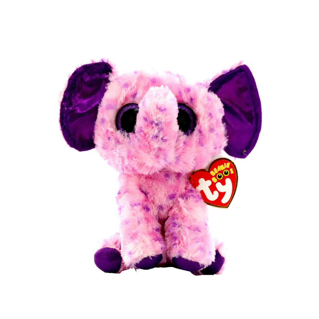 TY Beanie Boos Regular Eva Purple Elephant (6