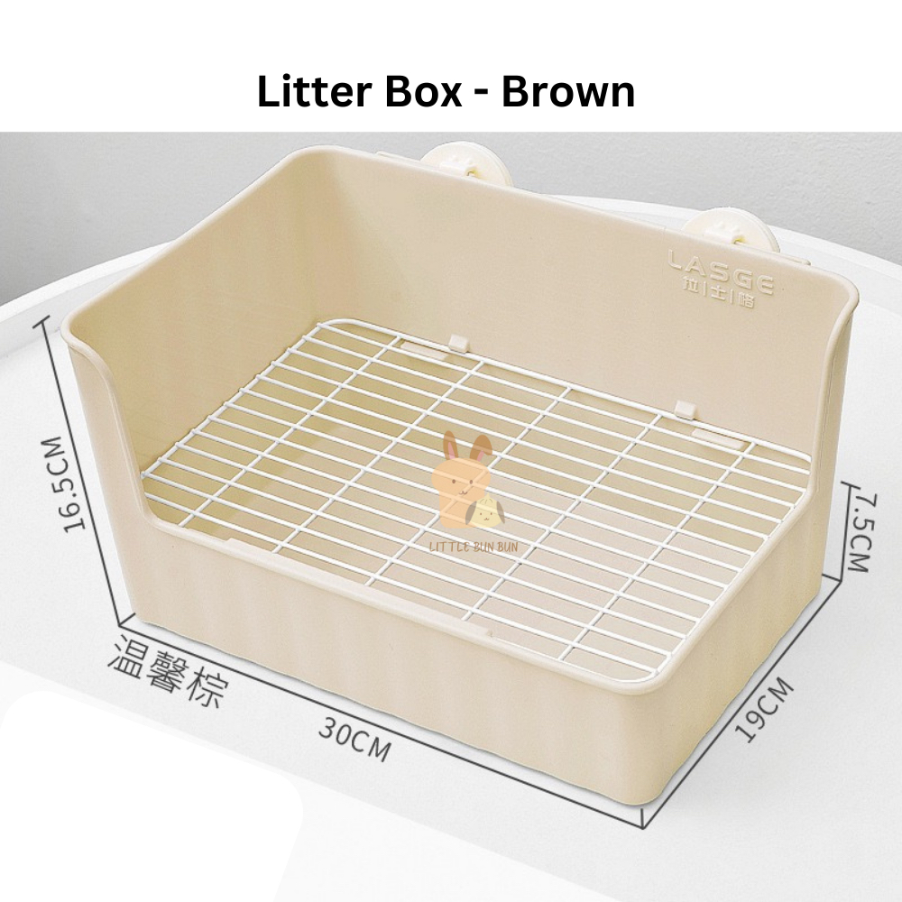 Pet Hay Rack Litter box rabbit toilet hay grass feeder foodstuffs
