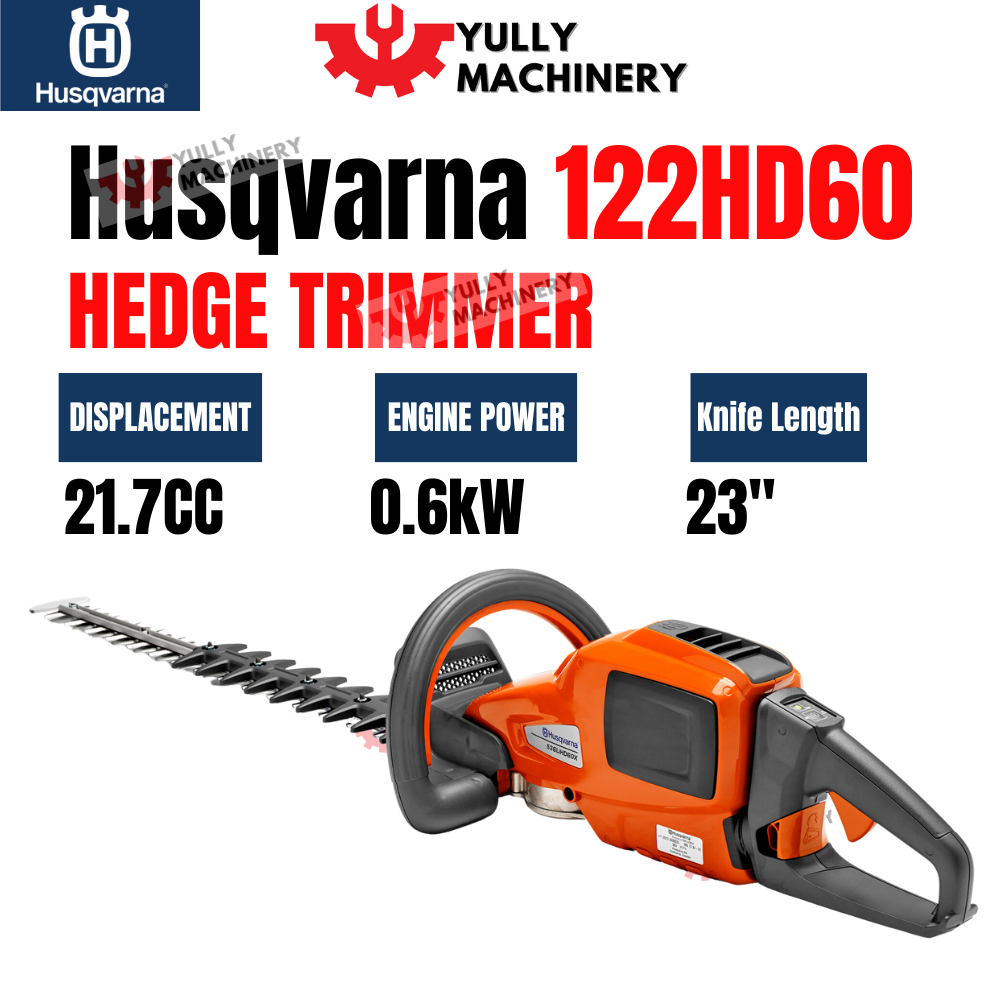 HUSQVARNA 122HD60 Hedge Trimmer Cutter / Trimmer Lindung(60cm) | Shopee ...