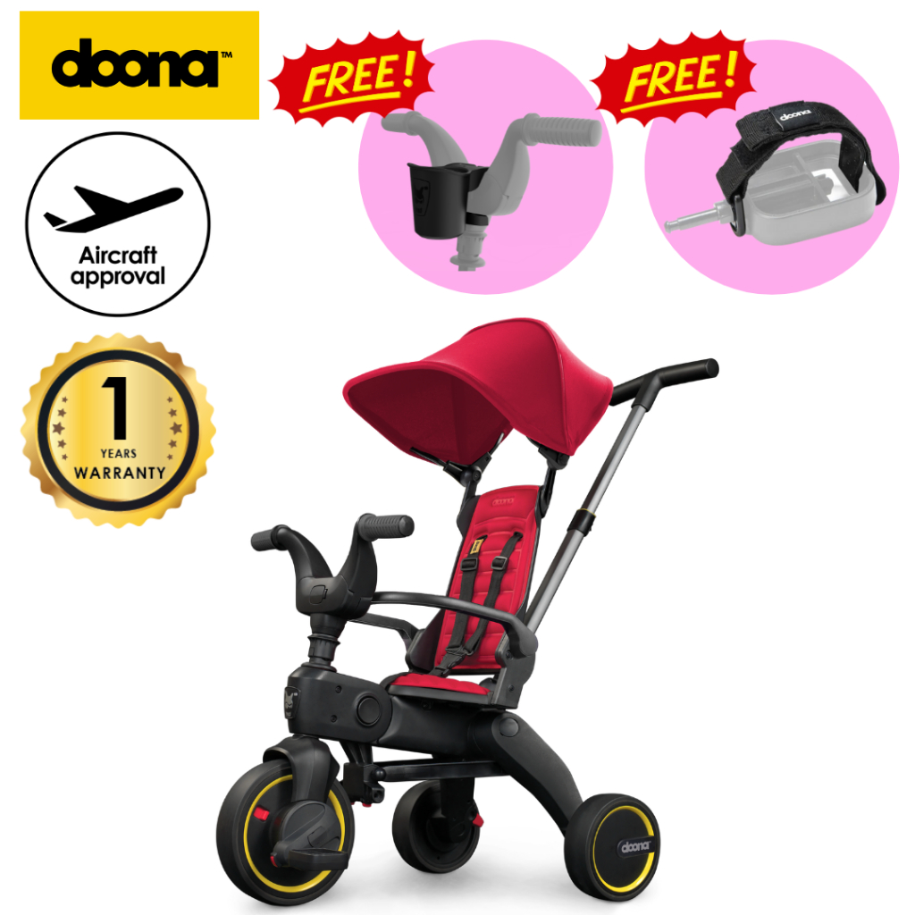 Doona Liki Trike S1 *Free Pedal Straps & Cup Holder 1 Year Local