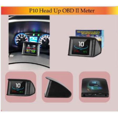 Car OBD HUD Display Ancel P10 OBD2 Head-up OBD2 Digital Auto Voltage ...