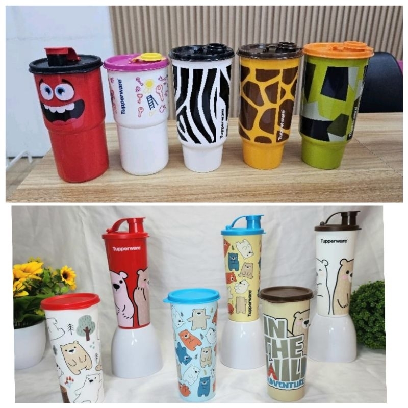 Tuppeware Safari Tumbler 950ml / Giant Tumbler 470ml | Shopee Malaysia