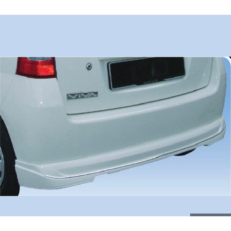 🌈PERODUA VIVA REAR SKIRT (FULL BLOOM) (FIBERGLASS) SKIRT LIP BODYKIT ...