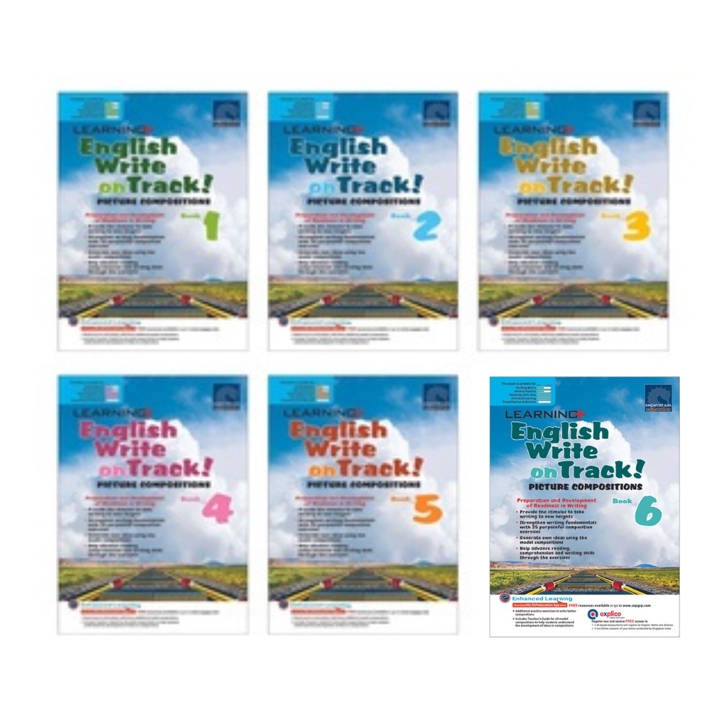 LEARNING+ English Write on Track! PICTURE COMPOSITIONS Book 1 - 6 ...