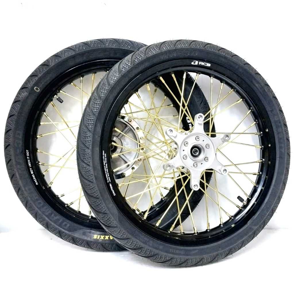RS150 / RSX Set Racing Boy 160x17 (Lidi Gold RCB) Hub Chrome Original ...