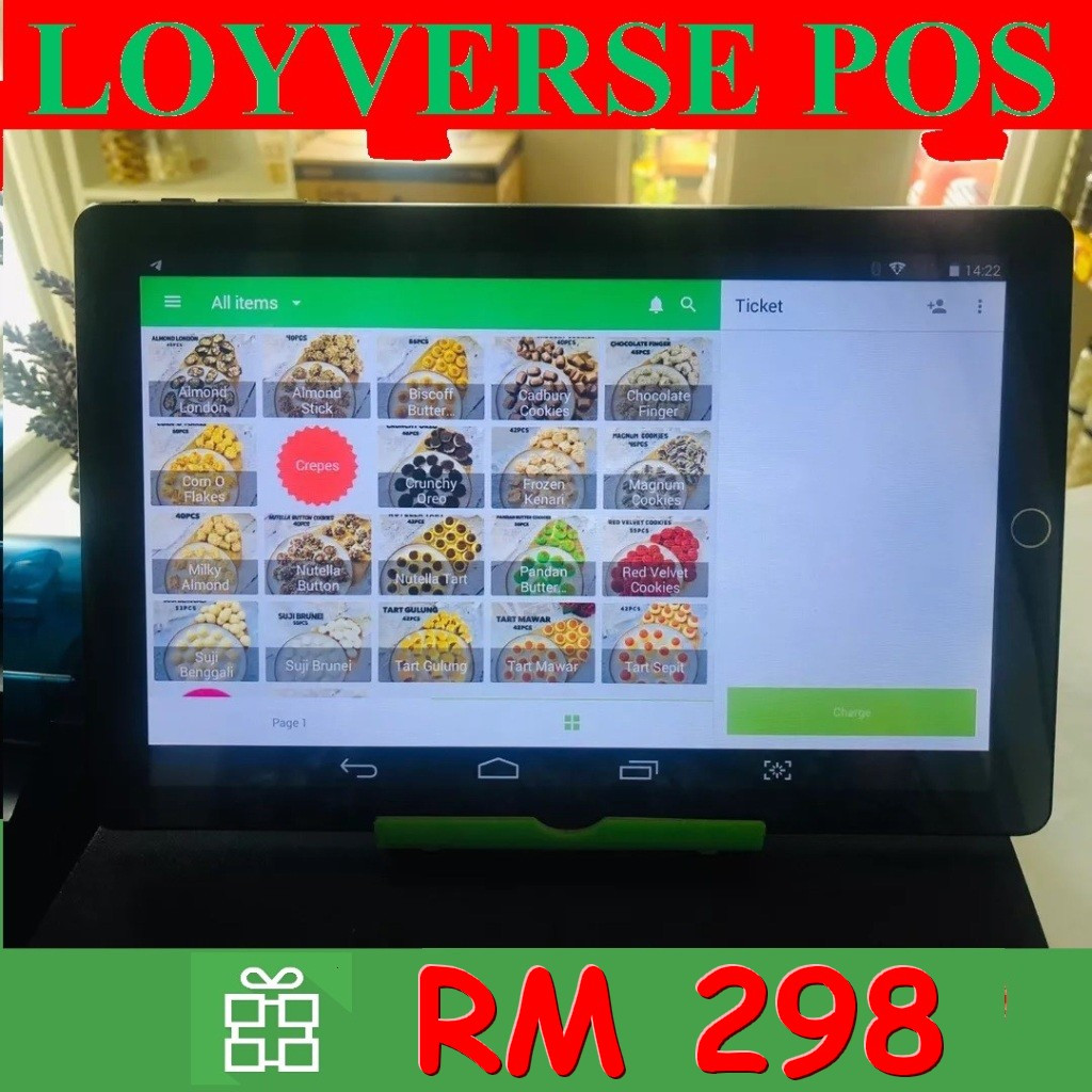 cashier Mesin Cashier Loyverse Cloud Pos System Cash Register Cashier