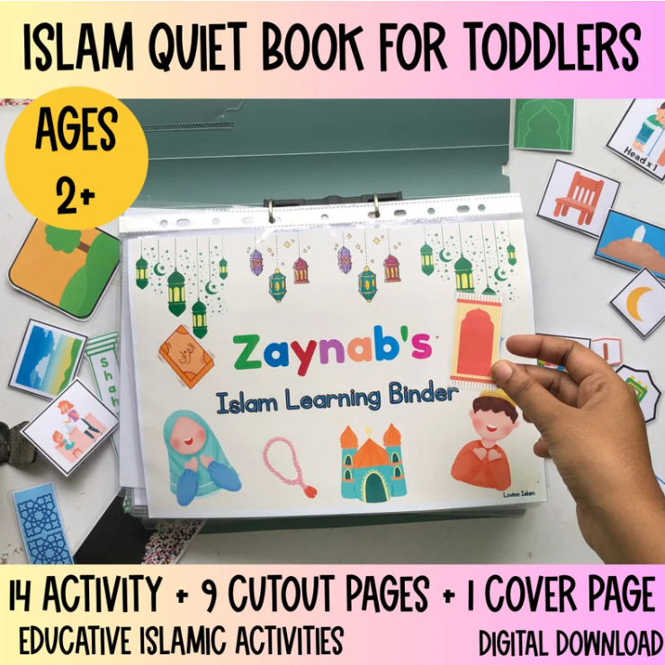 PDF] Islam Muslim Busy Quiet Book Learning Binder Kids Printable ...