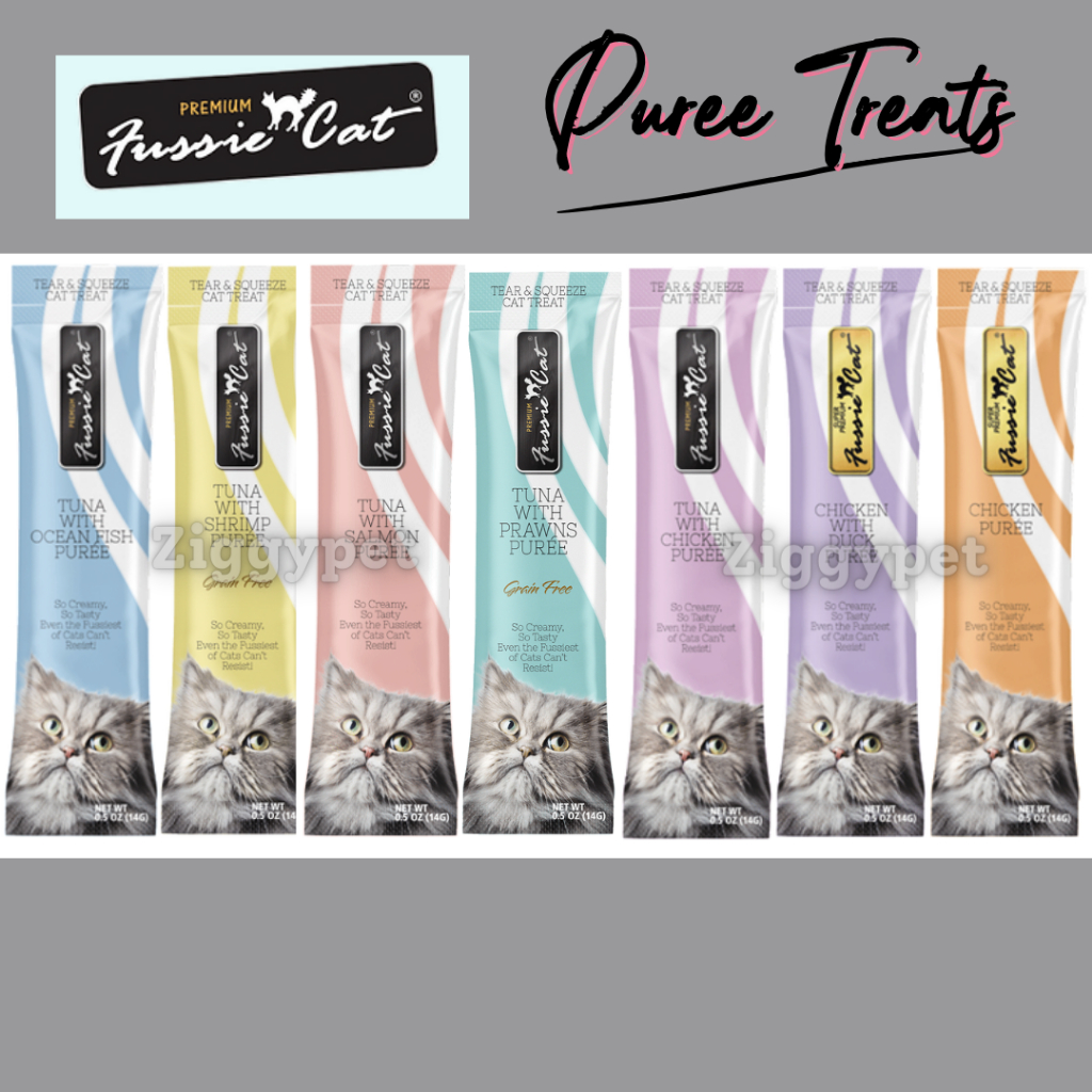 Fussie Cat Puree Treats (4 x 14g) Shopee Malaysia