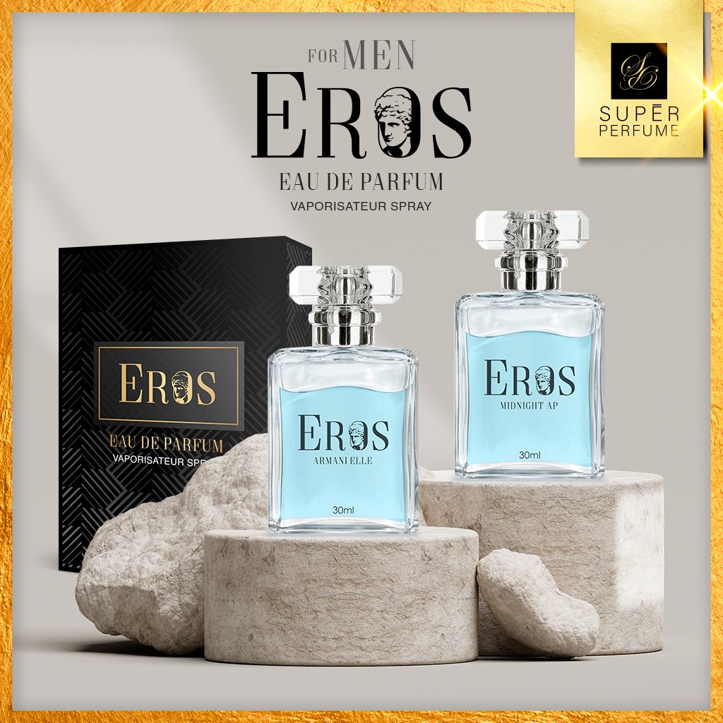 EROS EXCLUSIVE PERFUME FOR MEN 30ml Long Lasting EDP For Him Men Perfume Fragrance Minyak Wangi Lelaki Gift