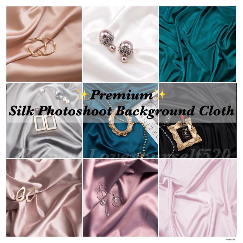 🔥Local Ready Stock 🇲🇾🔥 Ins High-grade Silk Fabric Backdrop | Shooting ...