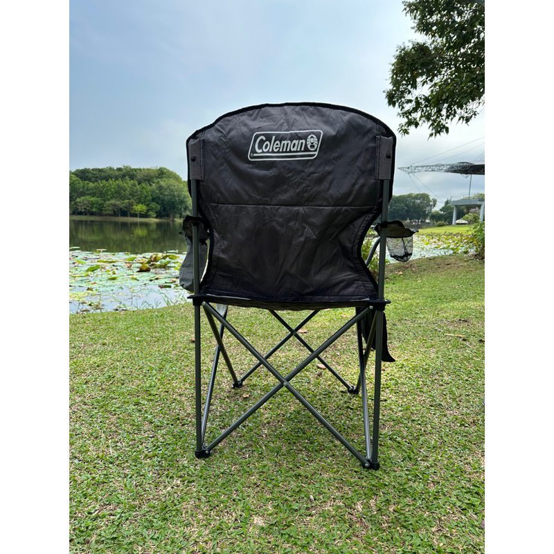 Coleman chair quad cooler stores hotsell