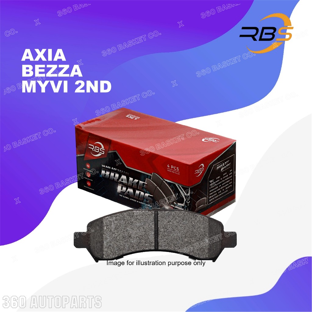BRAKE PAD PERODUA AXIA BEZZA MYVI LAGI BEST 54R01 Shopee Malaysia