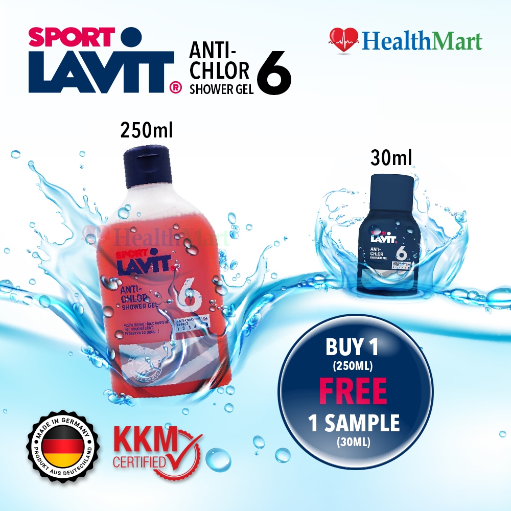 Sport Lavit AntiChlorine Shower Gel 250ml Shopee Malaysia